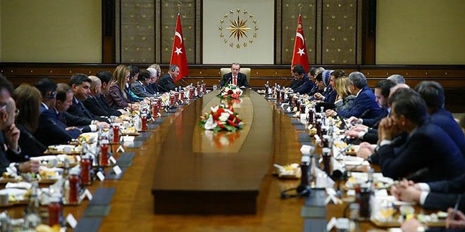 Cumhurbakan Erdoan, ABD heyetini kabul etti