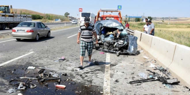 Krkkale'de trafik kazalar: 7 yaral