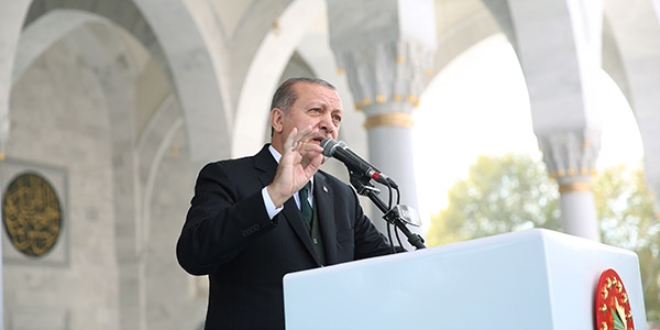 Erdoğan: Camimizin isim babası Bülent Arınç beydir