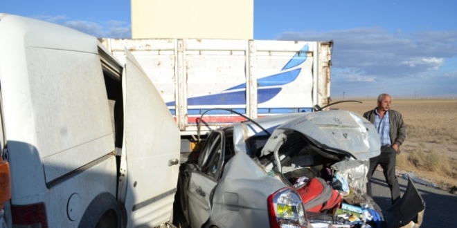 Aksaray'da zincirleme trafik kazalar: 15 yaral