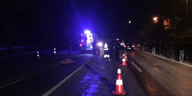 Zonguldak'ta otomobilin çarptığı kadın öldü