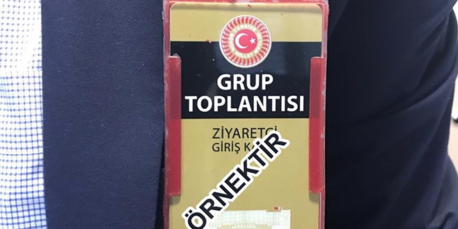 Mecliste her partiye ayrı renk kartlık