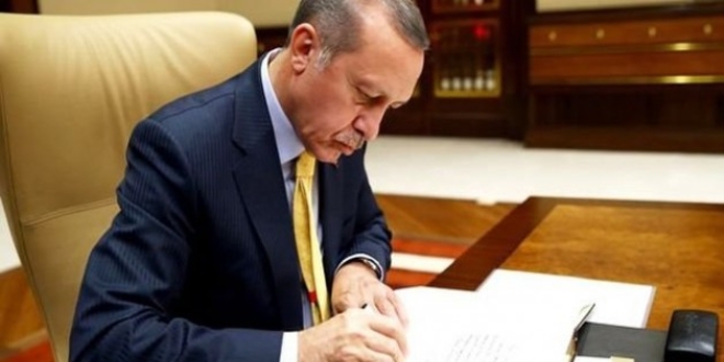 Cumhurbakan Erdoan drt niversiteye rektr atad