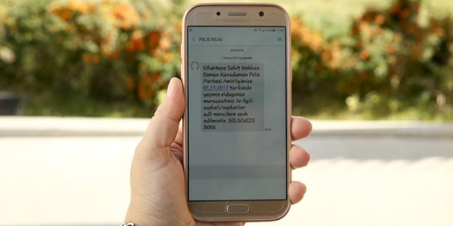 Mağdur vatandaşı bilgilendirmede SMS dönemi
