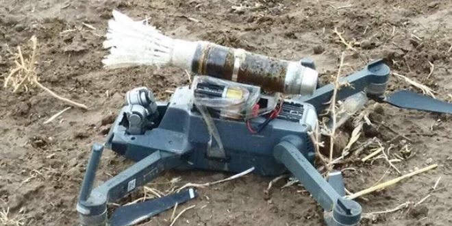 PKK'nın bomba yüklü 'drone'u düşürüldü!