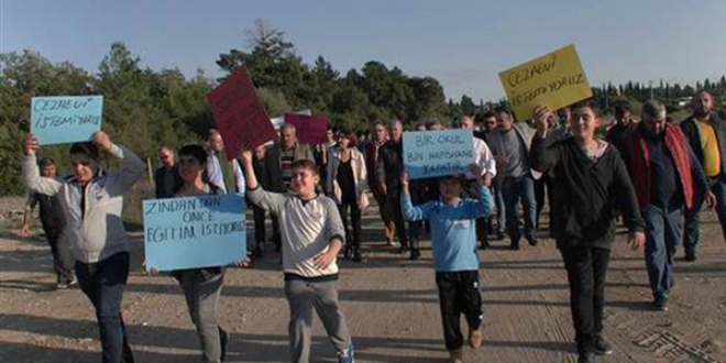 Ilca'da cezaevi protestosu