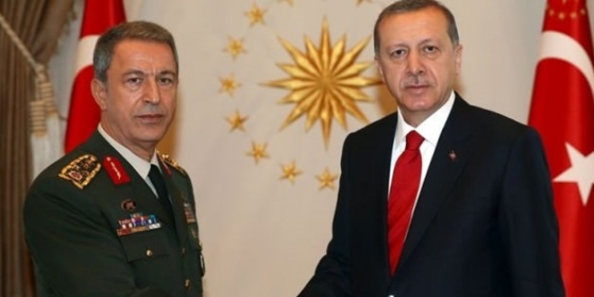 Erdoğan'ın Yıldırım ve Akar ile görüşmesi sona erdi