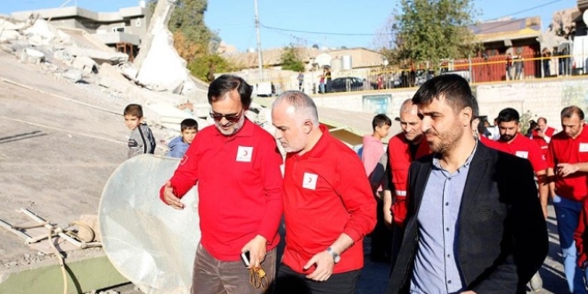 Türk Kızılayı Genel Başkanı Kınık Bağdat'ta