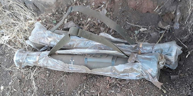 Şırnak'ta 2 güdümlü tanksavar füzesi ele geçirildi