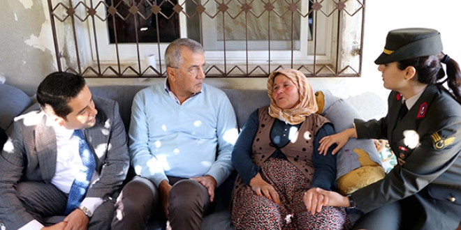 Şehit ateşi Mersin'e düştü
