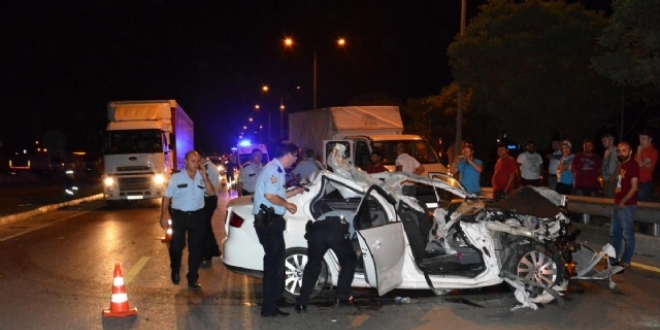 Sivas'ta trafik kazas: 1 l, 5 yaral