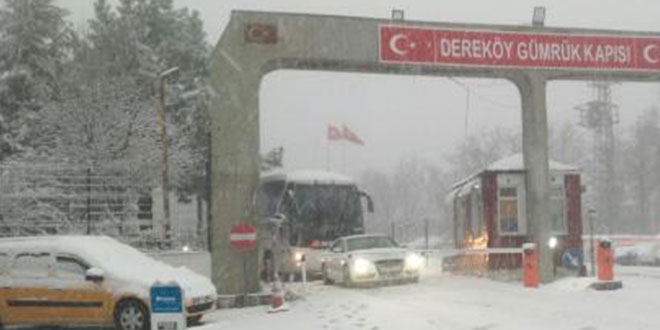Balkanlardan gelen kar Krklareli'den giri yapt