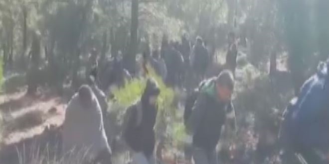 Ka�aklar� drone ile arad�lar