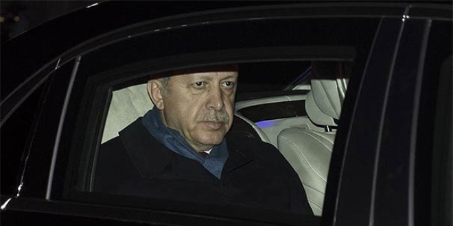 Cumhurbaşkanı Erdoğan Ankara'ya geldi