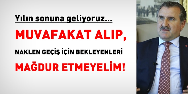 Gençlik Bakanlığı, muvafakat alıp naklen geçiş için bekleyenleri mağdur etmemeli!