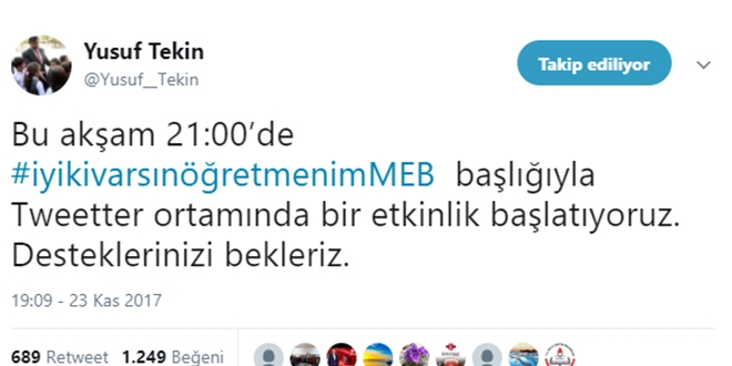 MEB'in, sosyal medya paylaşımına destek veren olmadı