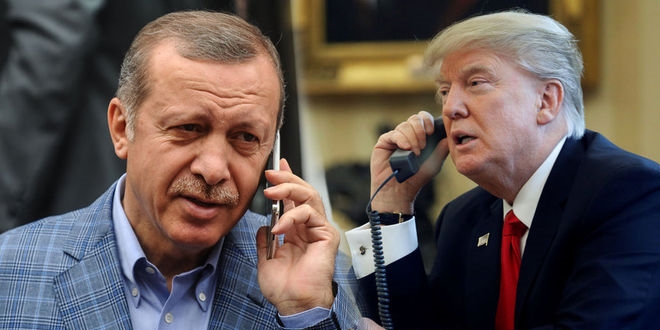 Erdoan-Trump arasndaki telefon grmesinin detaylar akland
