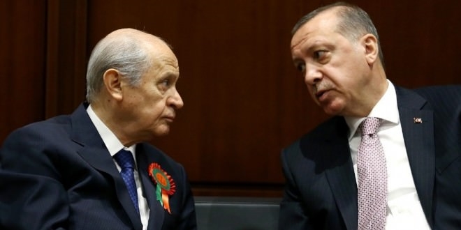 Cumhurbaşkanı Erdoğan, Bahçeli ile görüştü