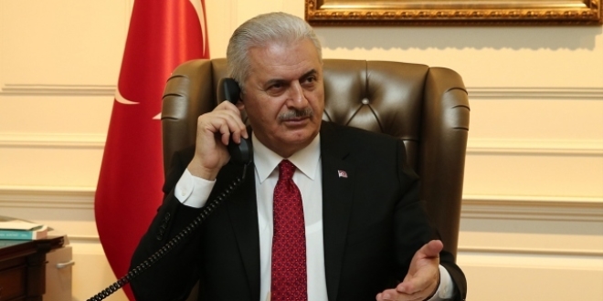 Başbakan Yıldırım, Irak Başbakanı ile telefonda görüştü