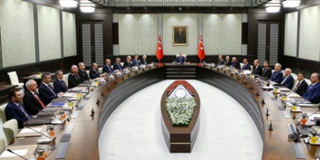 Milli Güvenlik Kurulu Beştepe'de toplandı