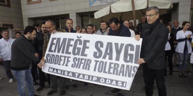 Hastanede, 'doktora saldırı' protestosu