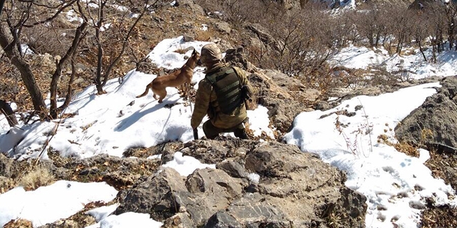 Bitlis'te sığınakta yaşam malzemeleri ele geçirildi