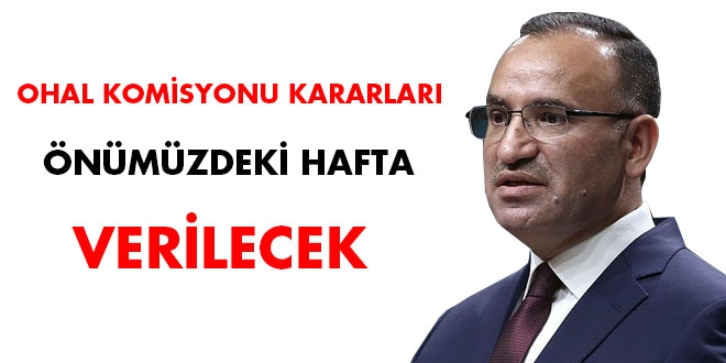 OHAL Komisyonu kararları önümüzdeki hafta verilecek