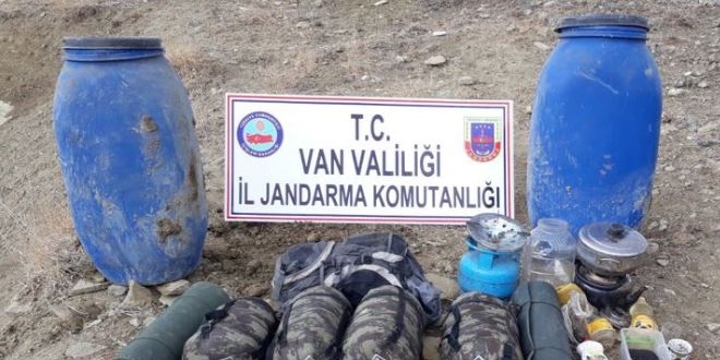 Van'da terör operasyonunda silah ve mühimmat ele geçirildi