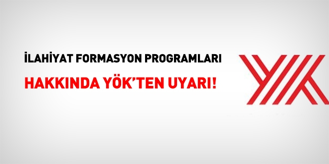 lahiyat formasyon programlar hakknda YK'ten uyar