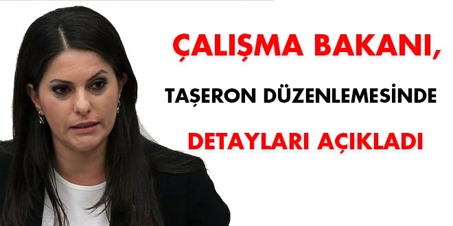 alma Bakan, taeron dzenlemesinde detaylar aklad