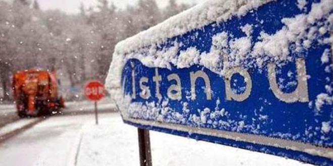 İstanbul'da kar yağışıyla hava beyaza büründü-Haritalı