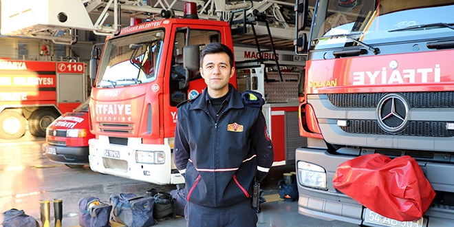 İtfaiye erine anlamlı ödül