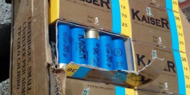 Hakkari'de 75 bin 'av tüfeği fişeği' ele geçirildi