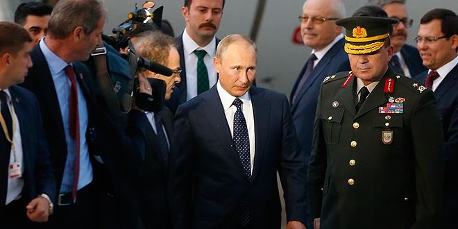 Rusya Devlet Başkanı Putin Ankara'ya geldi