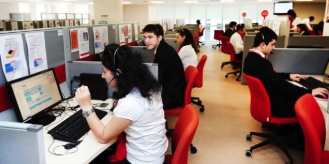 Çağrı merkezlerinde 91 bin kişi çalışıyor