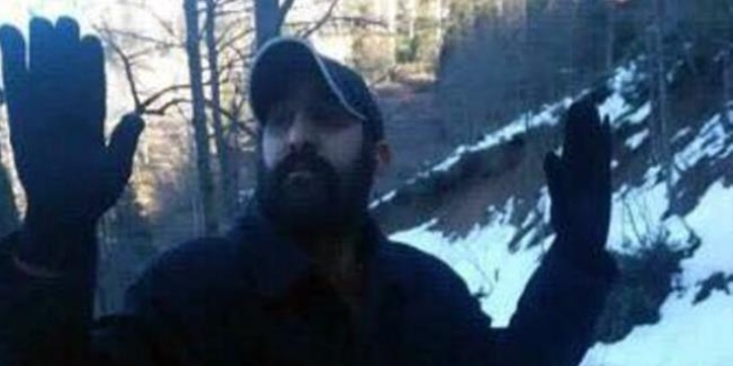 Giresun'da PKK'lı terörist işte böyle teslim oldu