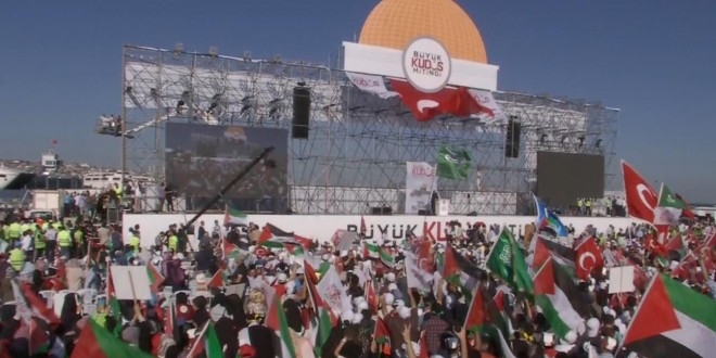 Başkentte ortak Kudüs Mitingi düzenlendi
