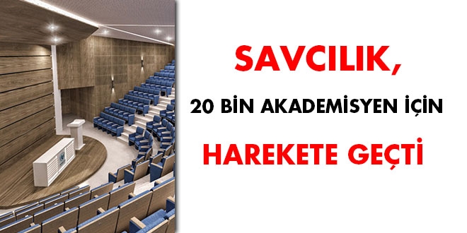 Savcılık, 20 bin akademisyen için harekete geçti
