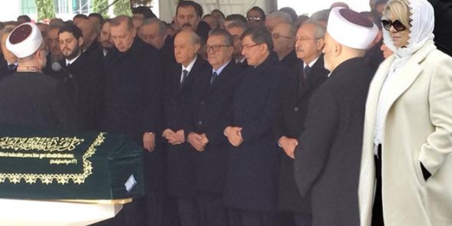 Eski başbakanlardan Yılmaz'ın oğlu son yolculuğuna uğurlandı