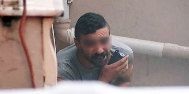 Evini ate�e, pompal� t�fekle intihar giri�iminde bulundu