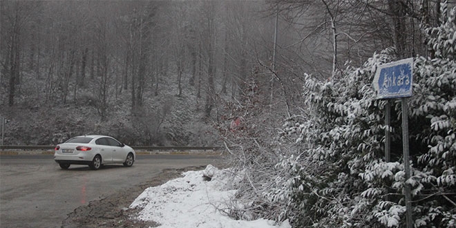 Bolu Da��'nda yo�un sis ula��m� olumsuz etkiledi