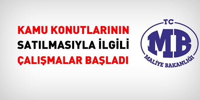 Kamu konutlarnn satlmasyla ilgili almalar balad