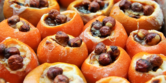 Mandalinalı sütlaç yaptı