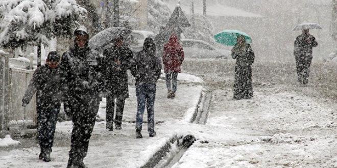 Meteoroloji'den yoğun kar yağış uyarısı-haritalı