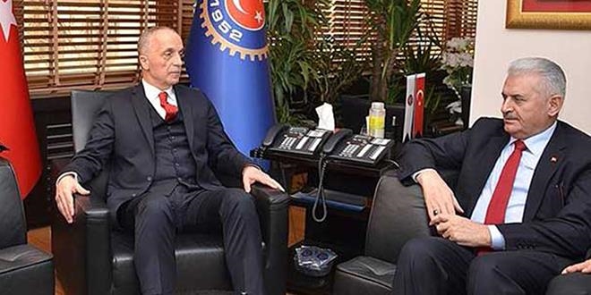 Başbakan, Türk-İş Genel Başkanı Atalay'ı kabul etti