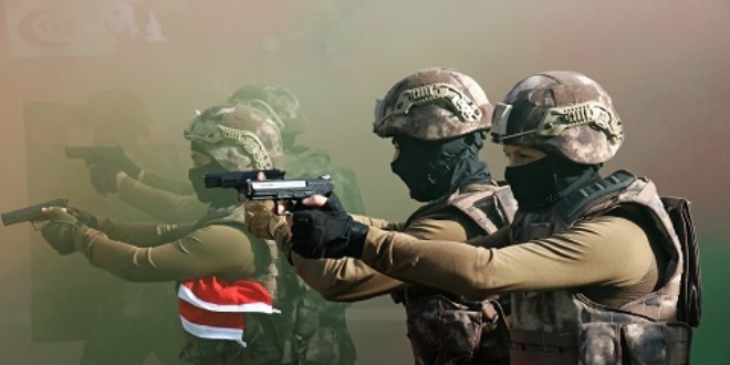 �zel harekat��lardan ger�e�ini aratmayan tatbikat