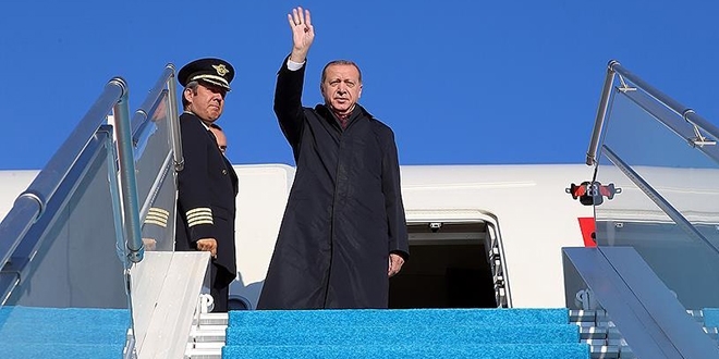 Cumhurbaşkanı Erdoğan Tunus'tan ayrıldı
