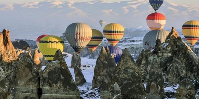 Kapadokyada oteller y�lba��na dolu giriyor