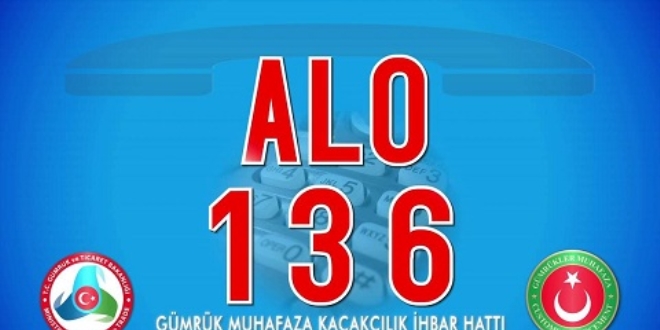 Terörle mücadeleye ALO 136 Hattı desteği