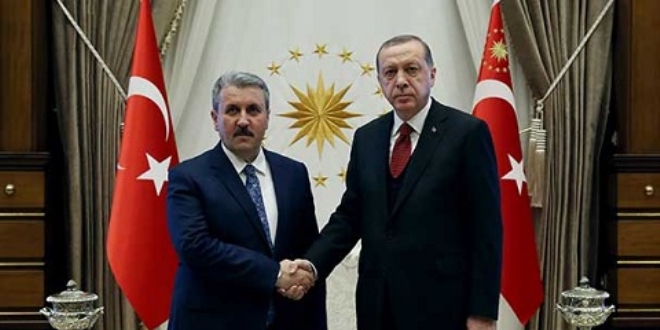 Cumhurbaşkanı Erdoğan, Destici'yi kabul etti